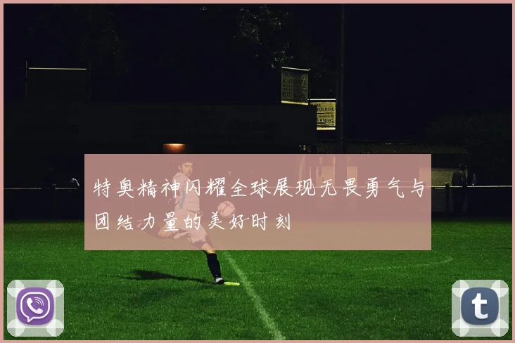 特奥精神闪耀全球展现无畏勇气与团结力量的美好时刻